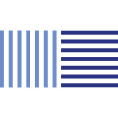Blue Geometric Element (7)