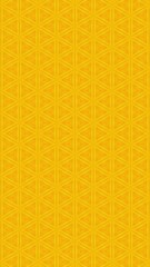 Fototapeta premium Yellow triangle geometric shape texture pattern image wires light orange pastel color