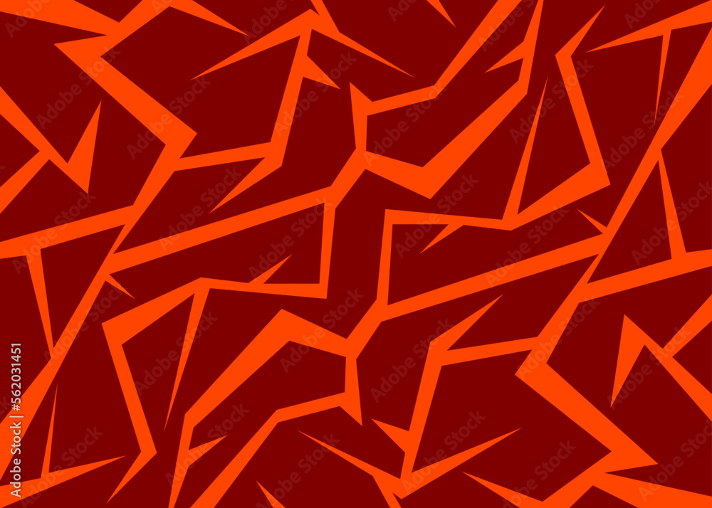 Poster abstract background with geometric crack line pattern
