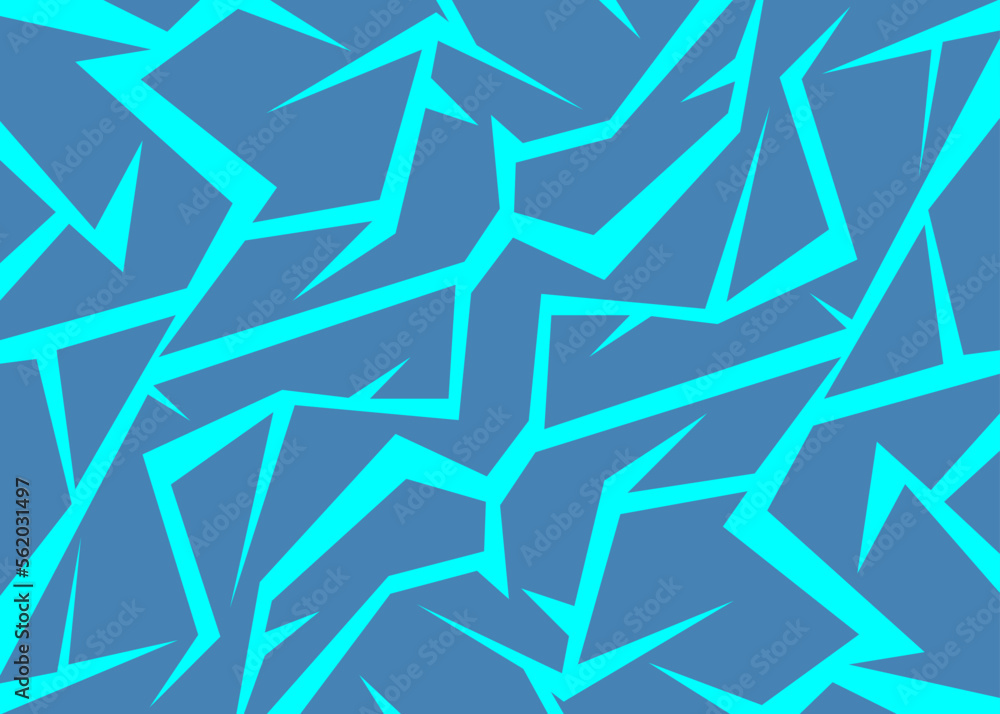 Poster abstract background with geometric crack line pattern