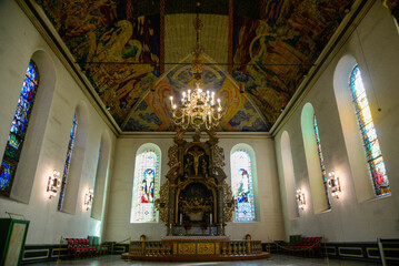 Fototapeta na wymiar オスロにある美しい教会の風景