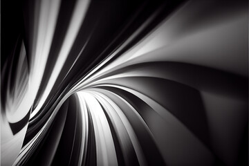 Abstract black and white background. generative ai