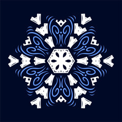 Modern mandala art vector design with a beautiful mix of colors, suitable for all advertising design needs, both for business card designs, banners, brochures and others. EPS format files