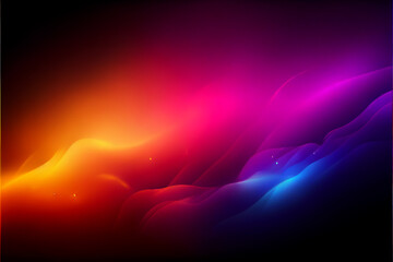 Fototapeta na wymiar Blurred colorful gradient background. generative ai