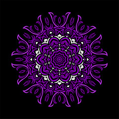 Modern mandala art vector design with a beautiful mix of colors, suitable for all advertising design needs, both for business card designs, banners, brochures and others. EPS format files