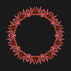 Modern mandala art vector design with a beautiful mix of colors, suitable for all advertising design needs, both for business card designs, banners, brochures and others. EPS format files