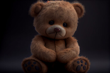 Obraz premium sad teddy bear