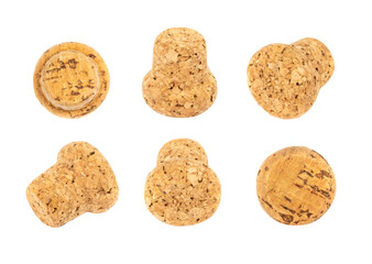Wine Corks Isolated, Cork Stoppers Set, Cork Caps