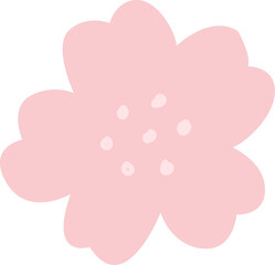 A pink blossom
