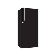 Refrigerator icon, logo isolated on white background