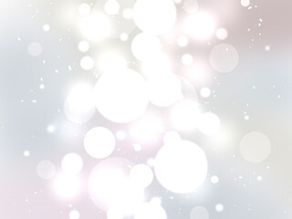 キラキラ美しく輝くピンボケライトとパステルカラーのグラデーション背景