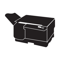 Copy machine icon, logo vestor illustration design