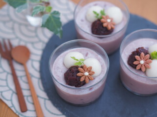 和菓子 あんこのプリン