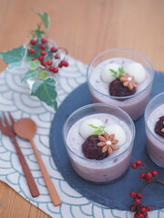 和菓子 あんこのプリン