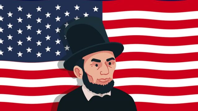 president abraham lincoln character animation