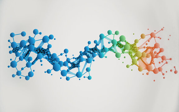Dna molecule background, Genetics and science research.