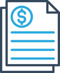 Receipt Vector Icon
