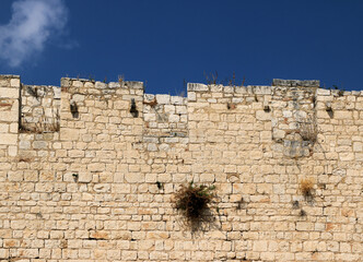 old wall in Trogir, Croatia
