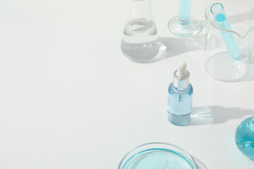 Concept of bodycare, beauty products, space for text