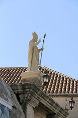 Obraz premium famous statue in Trogir, Croatia