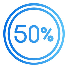 50 gradient icon