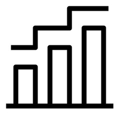 Statistics line icon
