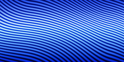 Abstract background with patterns of blue lines and flowing layers or curves bright gradient illustration with copy space for text