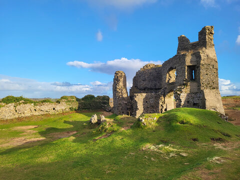 Pennard Castle Was Built In The Early 12th Century As A Timber Ringwork Following The Norman Invasion Of Wales. It Is Located On The Cliff Overlooking Three Cliffs Bay.