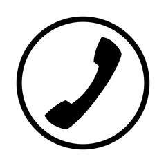 Phone Call Icon Vector Illustration Design telephone