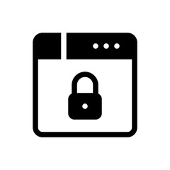 security glyph icon