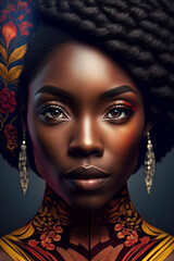 black history month concept photo shoot