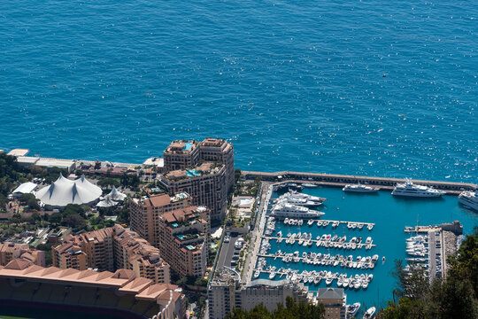 Monaco ville, Carlo's mount, near Italy and France