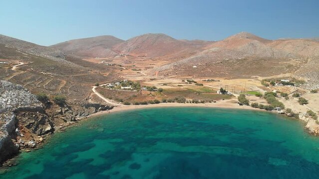 Livadi beach of Folegandros island, Greece