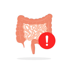search medical problem in human intestinal tract icon