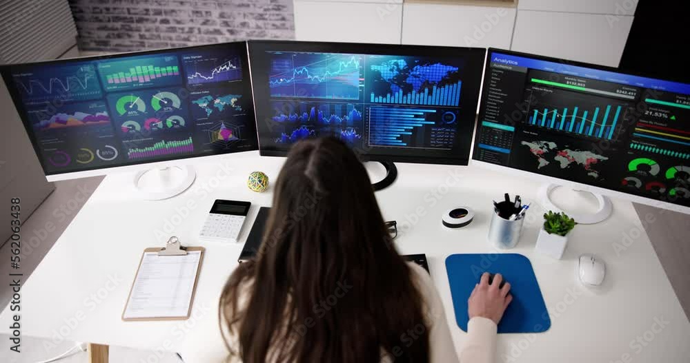 Aufkleber kpi business analytics data dashboard