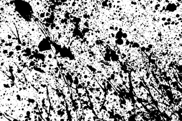 black and white textured background, color painted splash