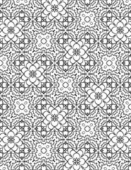 Black and white abstract geometric pattern