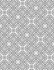 Black and white abstract geometric pattern