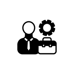 Project Manager icon in vector. Logotype