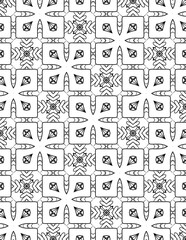 Black and white abstract geometric pattern