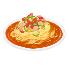 あんかけスパゲティ　　名古屋めし