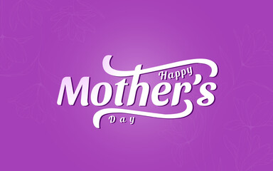 Happy mother's day vector template