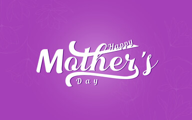 Happy mother's day vector template