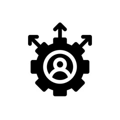 Obraz premium customer support glyph icon