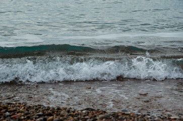 Sea wave near the shore