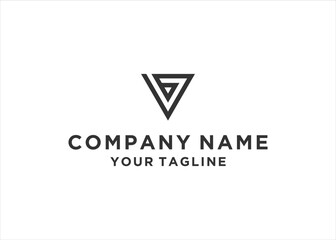 initial Letter VB Logo Design Vector	
