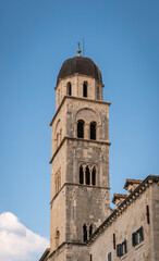 Bell Tower in Dubrovnik Old City, Croatia
