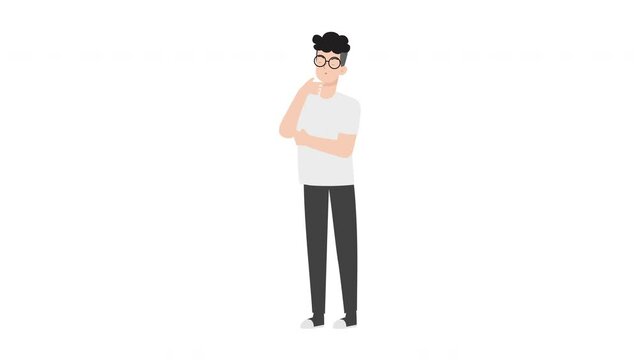 Man Presenting Gesture