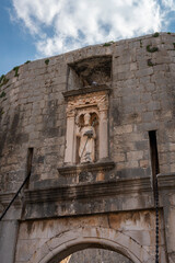 Fototapeta premium Dubrovnik City Gate Detail, Croatia