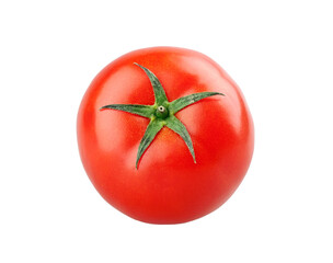 Fresh tomato isolated on transparent background. PNG format
